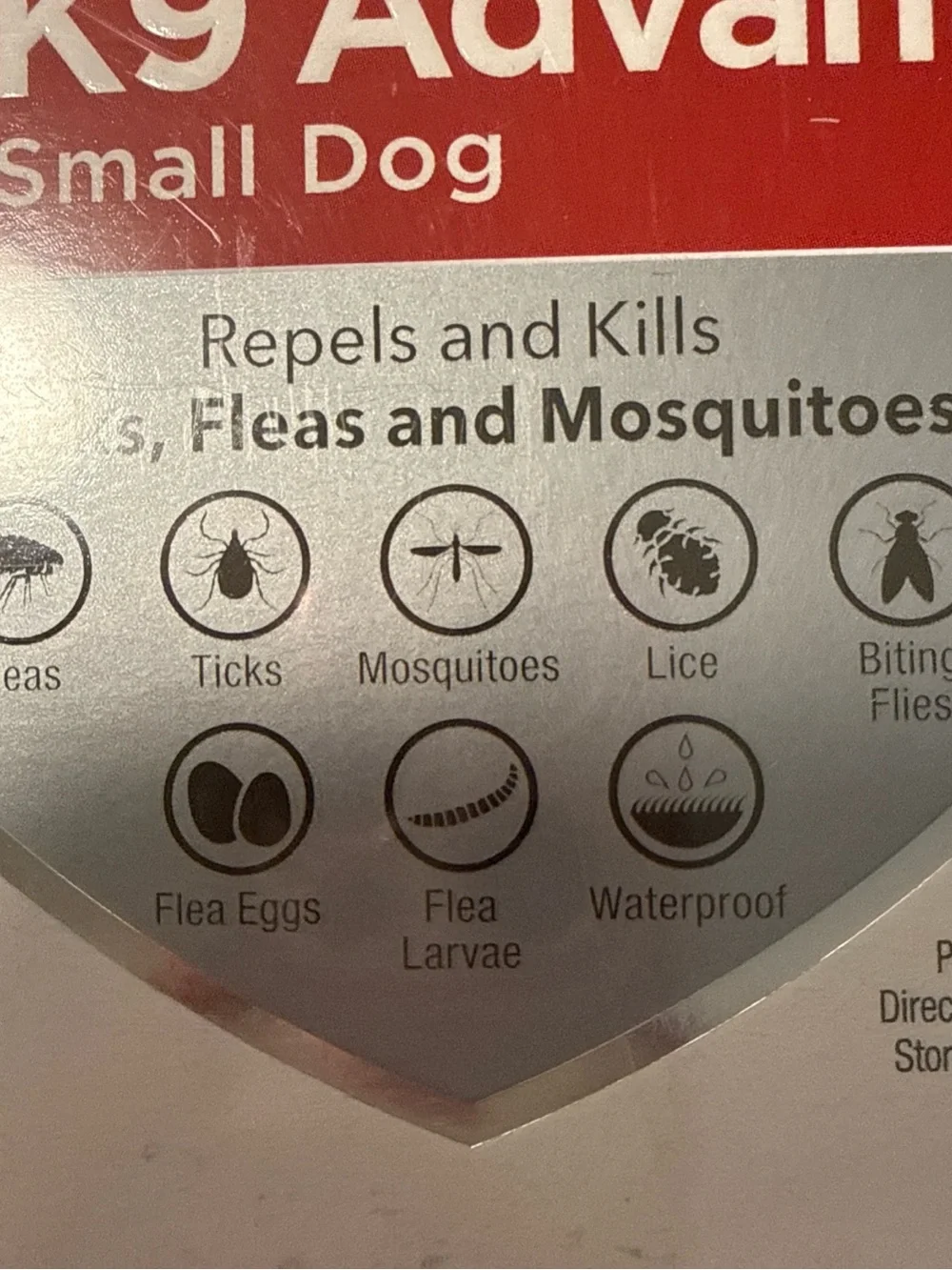 Elan K9 Advantix II Small Dog Flea & Tick Treatment - Red